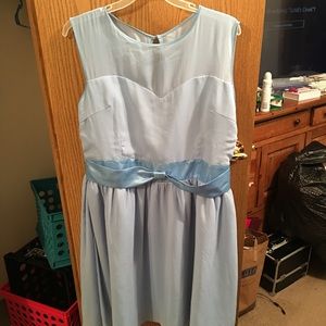 Light Blue Tea Dress